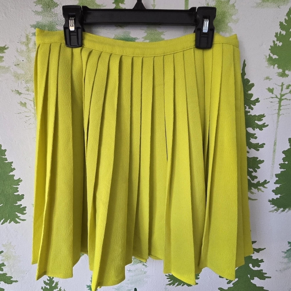 American Apparel Bright Neon Skater Skirt